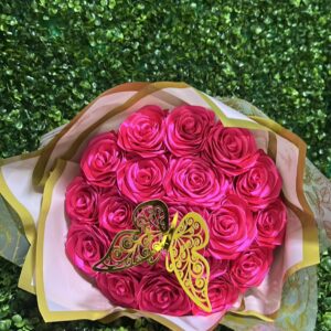 Buquê de Cetim (rosas eternas)